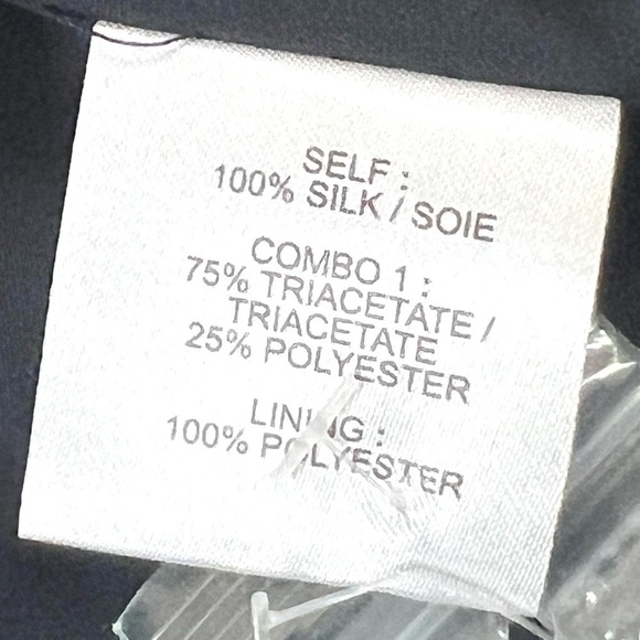Tanya Taylor Navy Blue Silk Floral Tie Back Maxi Dress Womens 8 - Picture 14 of 15